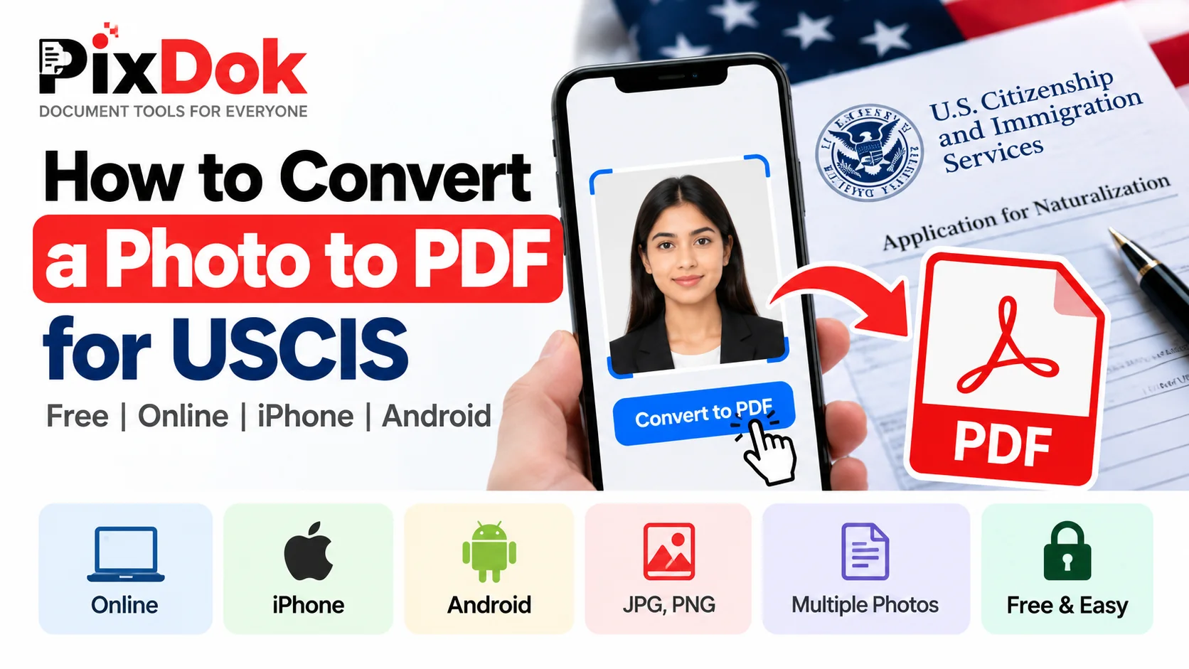 Convert Photos to PDF for USCIS Online Guide Convert Photos to PDF for USCIS