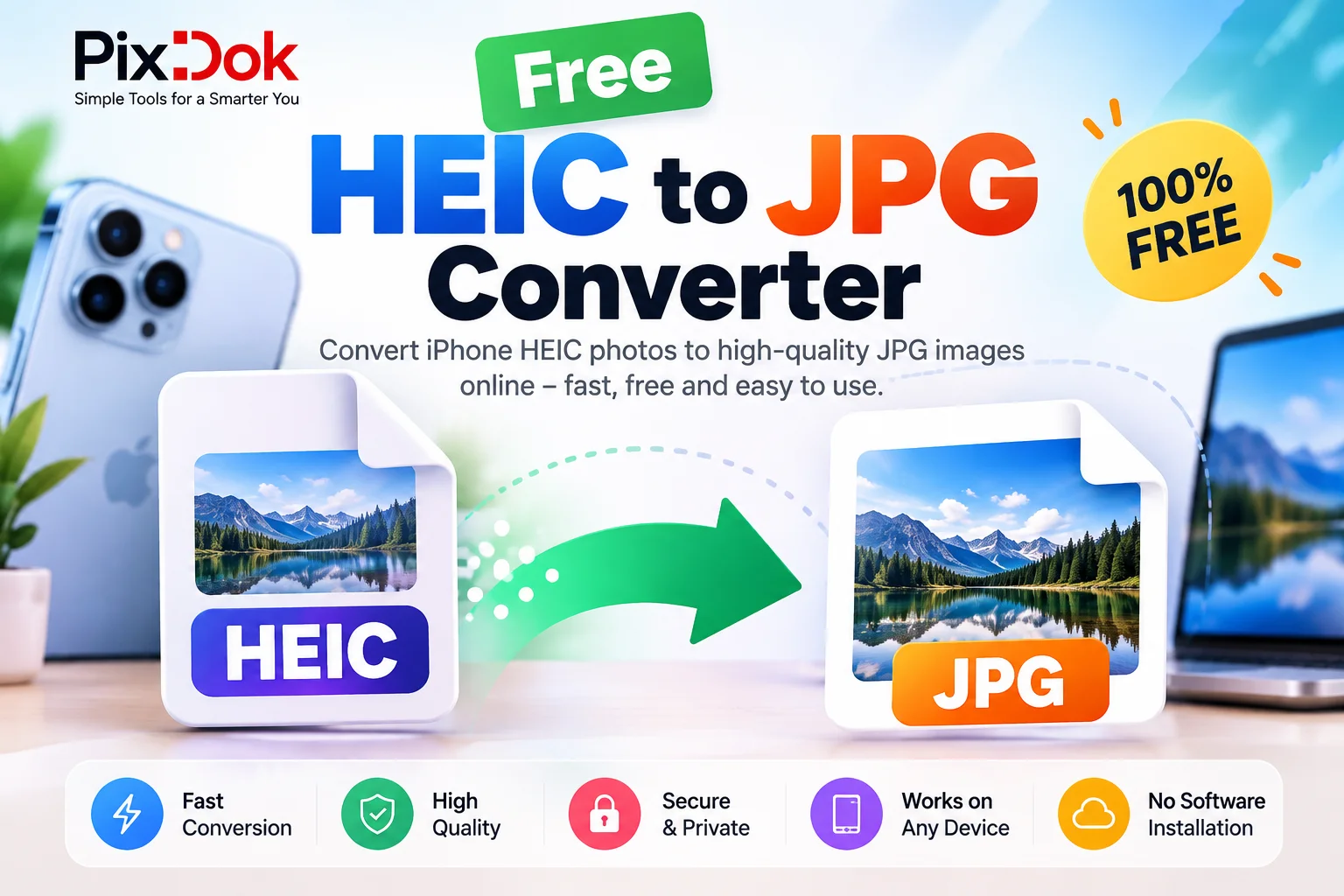 How to Convert HEIC to JPG for Free (Windows, Mac, Android & Batch)